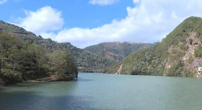 竹寿水库美丽风光